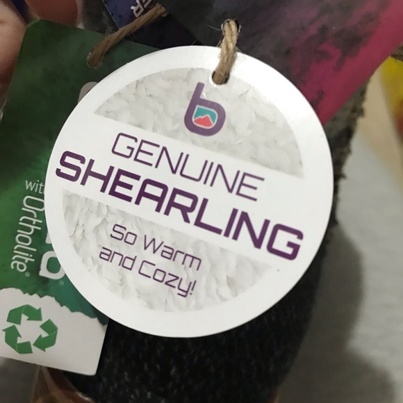 Bionica Candia Shearling Boots in Grey Pattern 6.5M, New - Picture 4 of 11